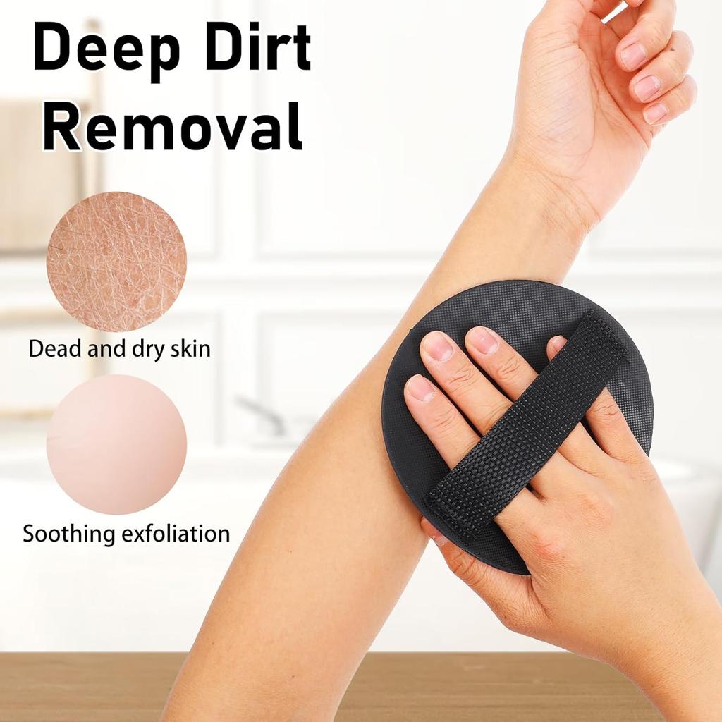 Shower and Bath Tool,Deep Exfoliating Body Scrubber Dead Skin Remover,Deep Cleansing Bath Tool Gentle Dead Skin Remover for Women 4 Counts Bandage