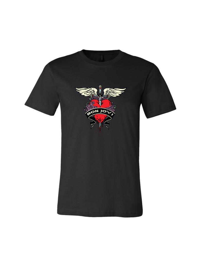 Bon Jovi Band Tee Vintage Premium T-Shirt Black S-4X Unisex T-Shirt M