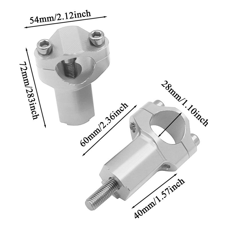 Handlebar Riser Motorcycle Handlebar Risers Fat Clamp Motorbike Replacement Handle Aluminum Alloy Accessories For Husband
