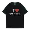 Cults TV Girl One Night Only Graphic Print Tshirt Vintage Tee Trend Unisex Women Oversized T Shirt Cotton Tops 2024 T-shirt Clothes