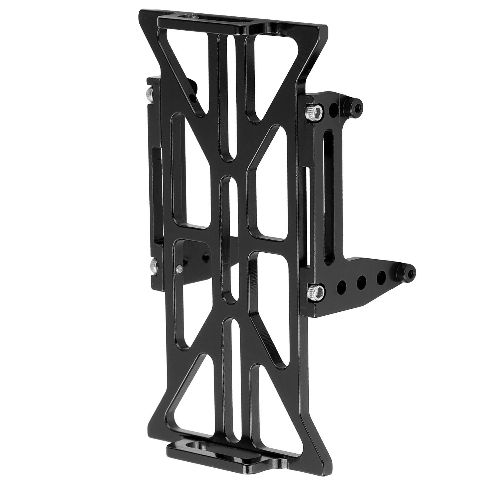 

RC Aluminum Alloy Battery Board Bumper Replacement for Axial SCX24 90081 C10 1 24 RC CarBlack