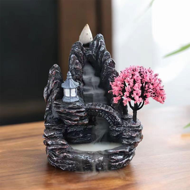 Decorative Resins Backflows Incenses Burners for Room Setting Decorations
