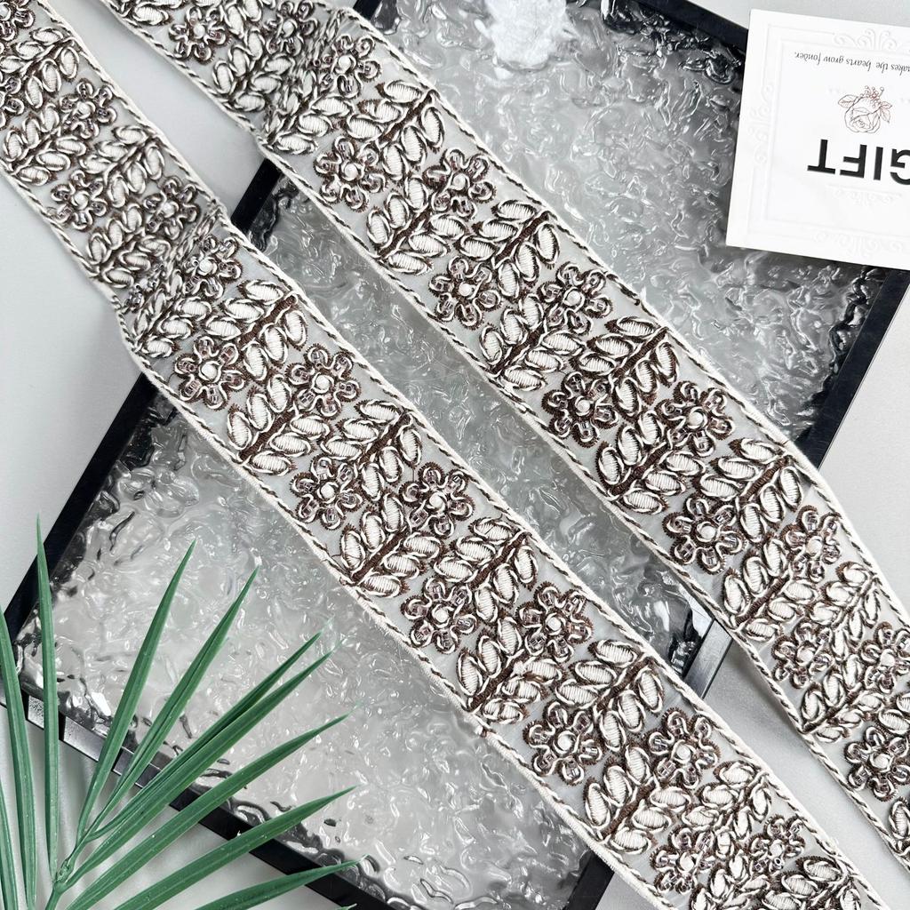 Exquisite 5Cm Car Strand Line Decoration Beads Embroidery Lace Clothing Window Decoration Luggage Belt Accessories Lace Accessories