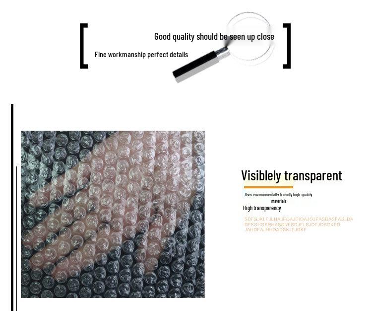 Shockproof 50cm Bubble Wrap Foam Packing Paper Air Cushion Film