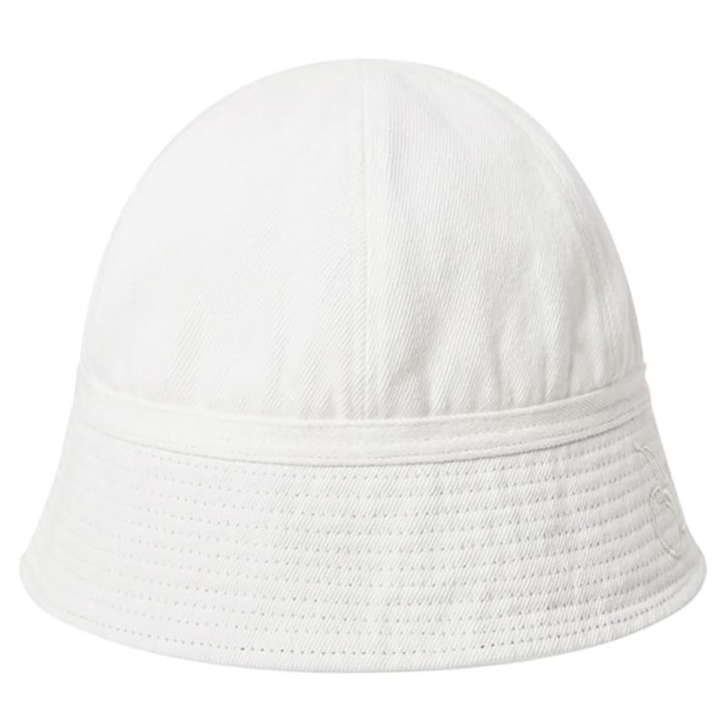 KIRSH Cherry Stitch Drop Bucket Hat [White]