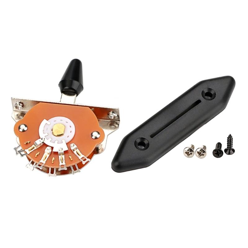 Professional Electric Guitar 5 Way Pickup Selector Electric Guitar 5 Way Toggle Switch with Knob Electric Guitar Switch