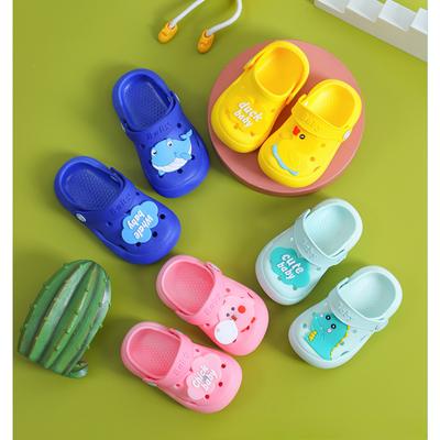 Children's Slippers Summer Girl Anti-skid Boy Baotou Children Soft Bottom Holes Baby Baby Sand Slippers
