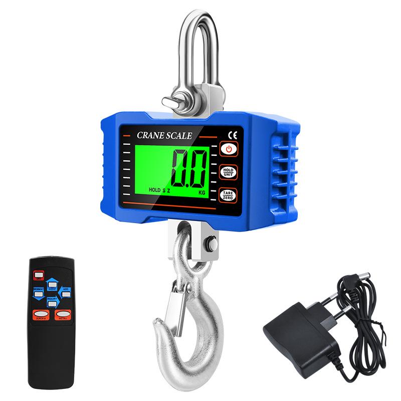 High-Demand Electronic Crane Scale: 1000kg/1T, 1.5T, 2T Handheld Hanging Hook Scale