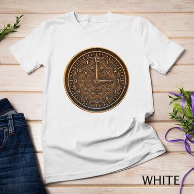 Steampunk Vintage Enferrujado Art Deco Relógio Antigo Camiseta Premium Unissex Legal