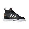 adidas Originals Drop Step Casual Abrasion Resistant High Top Kids' Skateboarding Shoes Black Gray GY2027