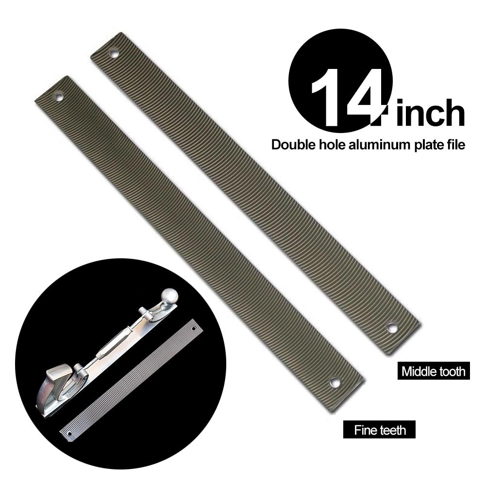 14" S/M Size Adjustable Frame Milled Tooth Car Body Polisher Files Metal Panel Polishing Curved Tooth Steel File Holder Dent Kit