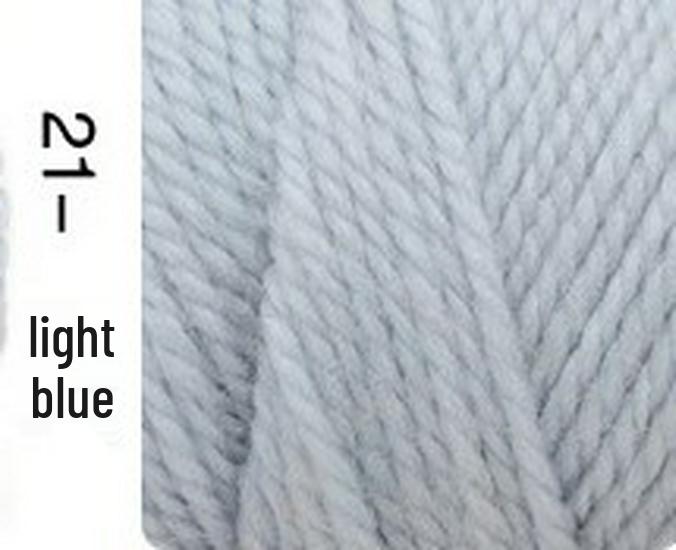Alpaca Wool Medium-thick Yarn for Hand-knitted Men's and Women's Multi-color Hats, Scarves, and Coats.
