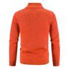 Jeseň a zima pánske plus zamatový hrubý stojačik sveter sveter teplý sveter kabát na zips cardigan pánsky trend