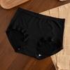 Women's 80s-Style Silk Blend Modal Panties, Seamless, Mid-Rise, Antibacterial, Pure Cotton Crotch.
