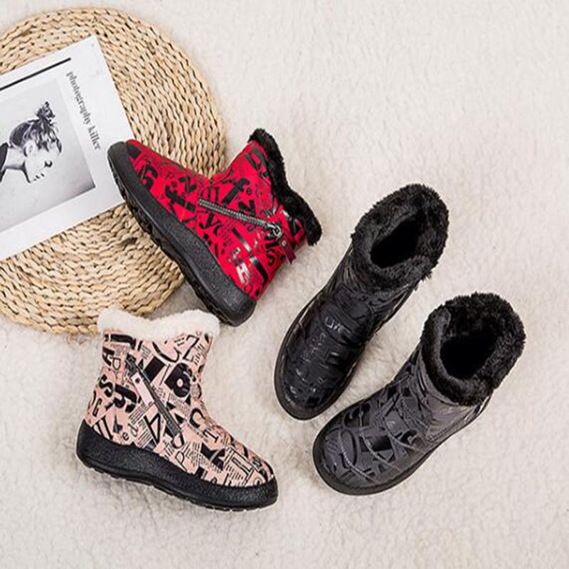 NeuWasserdichte Damen-Schneestiefel in Übergröße #KLYZ2022J-49