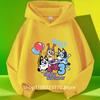 Kids Bluey Hooded Sweatshirt Fall Winter Warm Soft Pullover Comfortable Playwear for Boys Girls