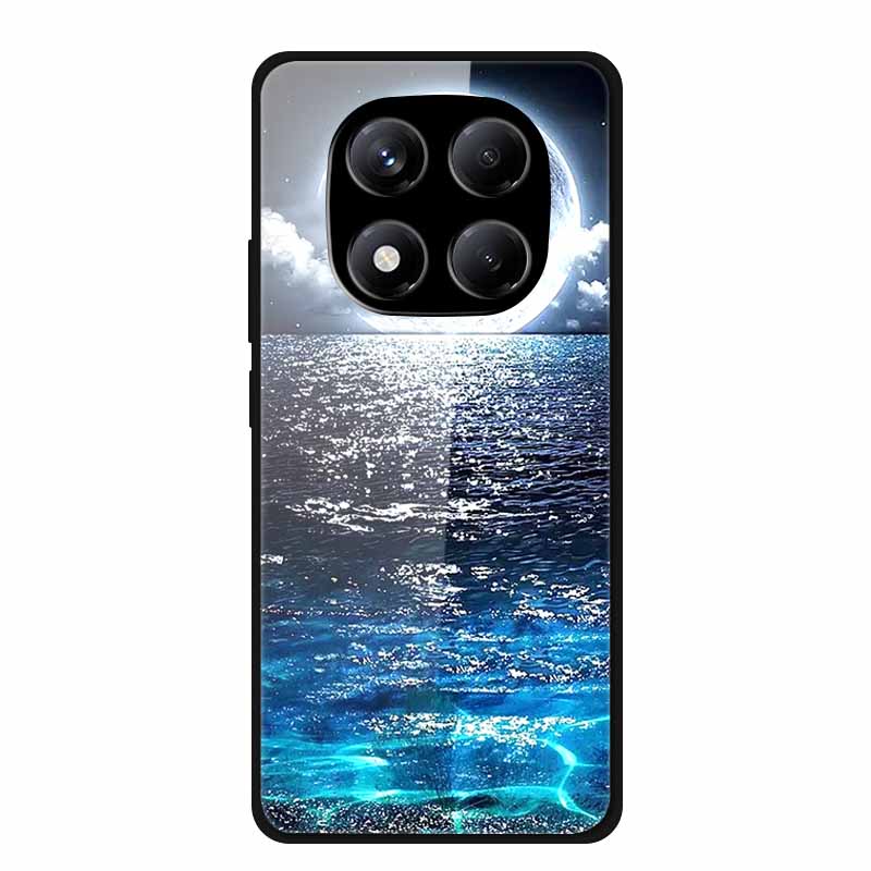 Luxury Case For Redmi Note 14 Pro 4G Tempered Glass Cover For Xiaomi Redmi Note14 Pro 4G Phone Cases Fashion Protective fundas