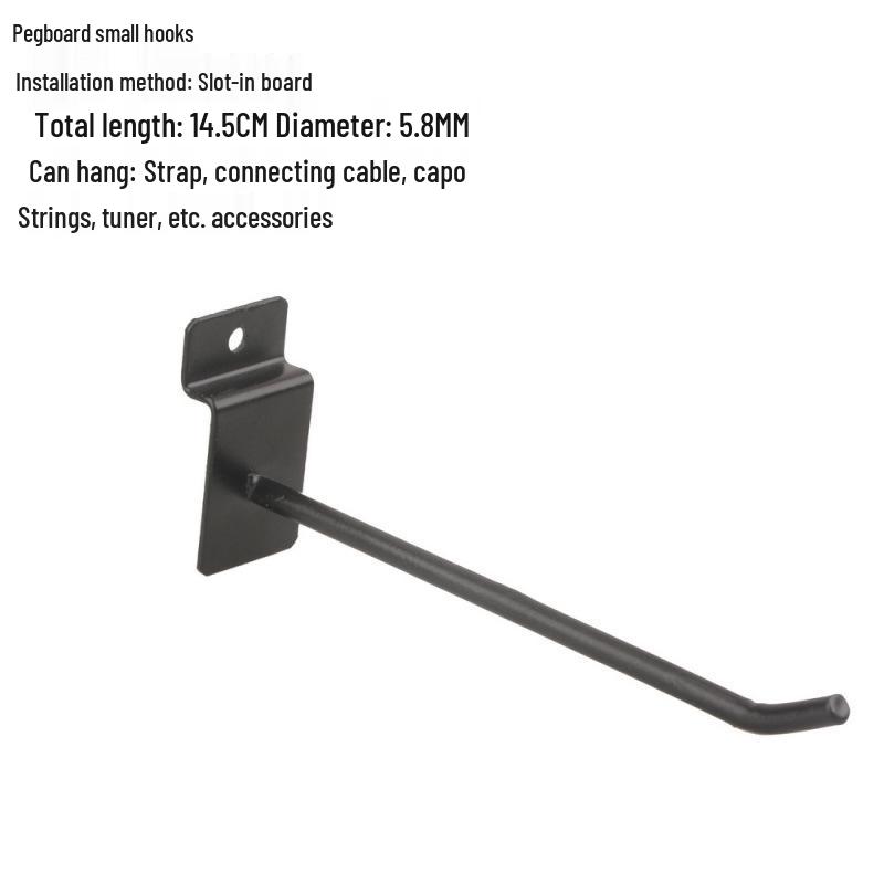 Multi-Instrument Wall Hook: Guitar, Violin, Ukulele, Guzheng, Hulusi, Erhu, Taibao Pegboard Rack