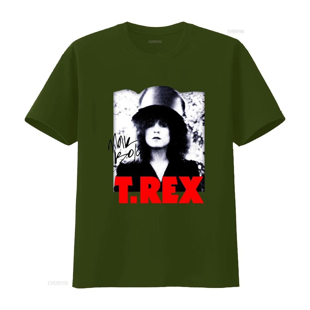 Vintage Marc Bolan T Rex Band Cotton Black Shirt S 5XL DI104 Vintage Washed Stretched Fashion Unisex Streetwear Casual Soft