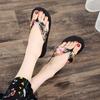 Women Summer EVA Slipper Bohemian Satin Ribbon Female Flip Flop 2025 Beach Simple Leisure Ladies Shoes Sandal