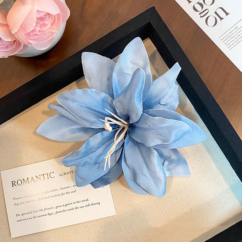 Böhmische Orchideenblüten Haarspange Romantische Braut Haarspangen Frauen Strand Hochzeit Urlaub Blume Pony Clip Haarnadel Haarschmuck