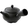 Tokoname Black Clay Teapot 320ml with Ceramic Mesh Strainer - Made In Japan