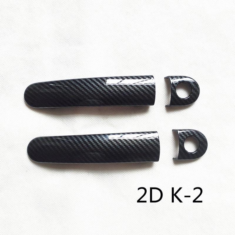 

Door Handle Cover Plastic Imitation Carbon Fiber Trim fit for Volkswagen VW Golf 5 MK5 V Rabbit 1K Car Sticker Accessories 2DK-2