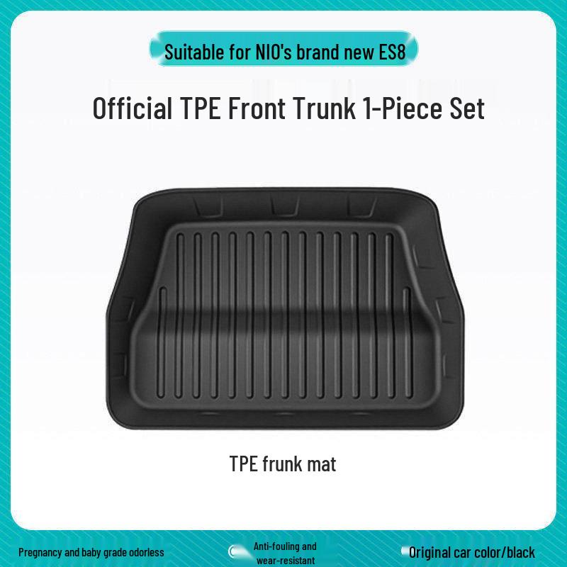 NIO ES8 Front & Rear Trunk Mats - TPE Storage Box & Interior Decoration for 26 Models