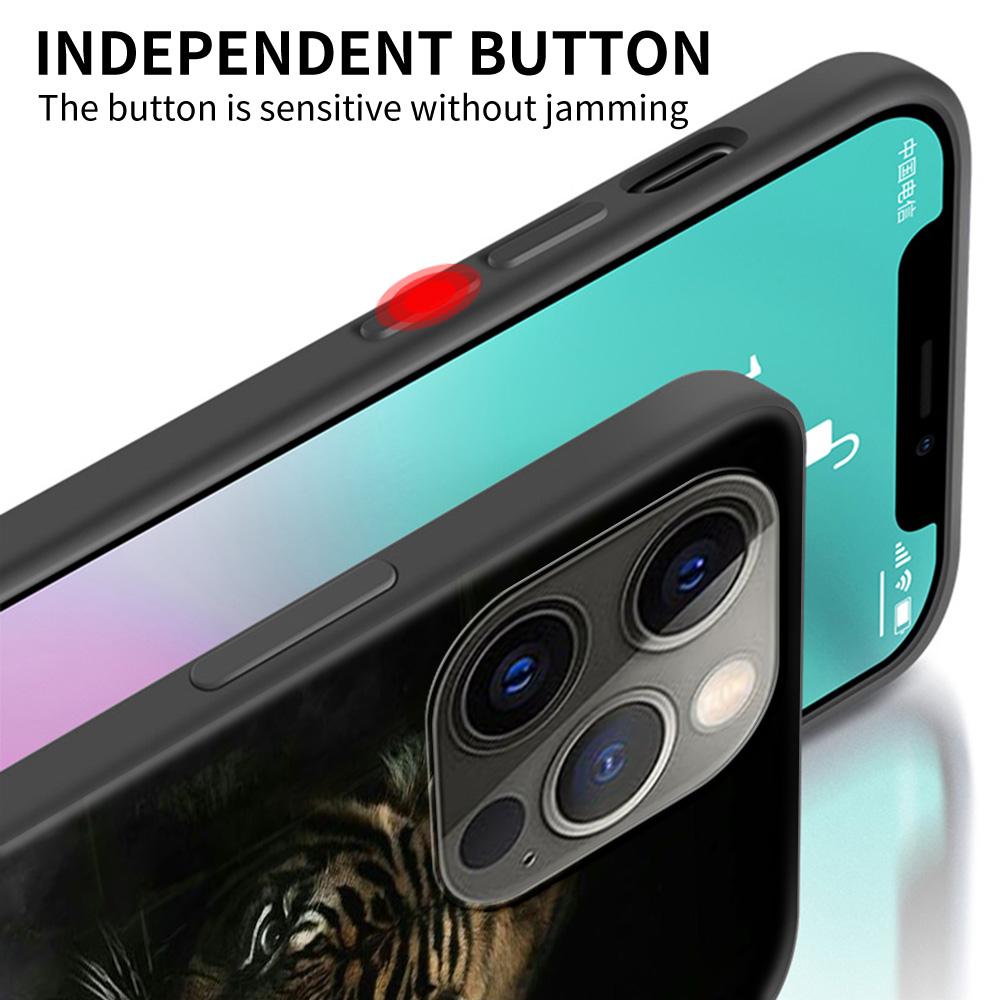 Lion Alpha Male Tiger For Apple iPhone 11 12 Pro Max SE 2020 7 8 Plus XR Soft Phone Case X XS 6 6S 5 5S Silicone Back Cover Capa