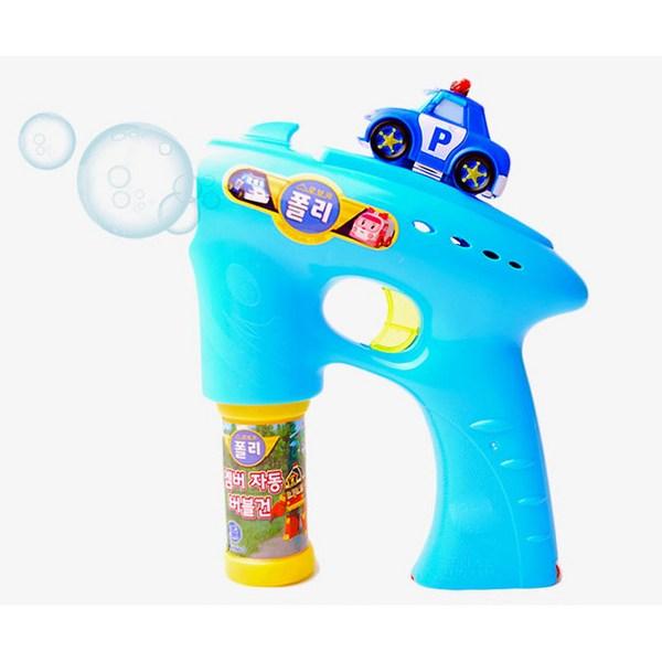 Robocar Poly Automatic Bubble Gun, BluePopular Korean Dolls and Toys