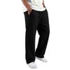 Men's Casual Loose Fit Wide Leg Travel Pants with Pockets Lightweight Straight Leg