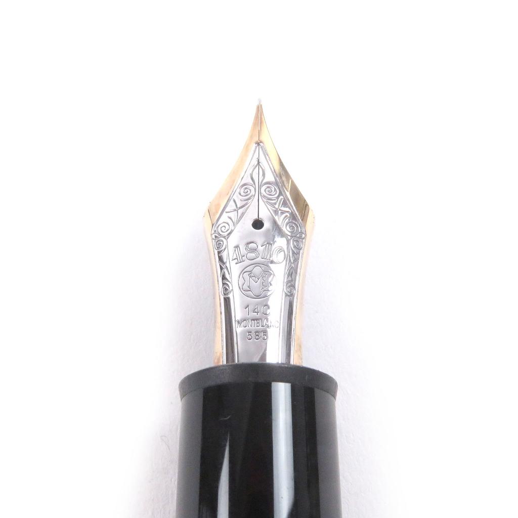 Very Good MONTBLANC fountain pen Meisterstück 149 Cap type black 14C mens Used