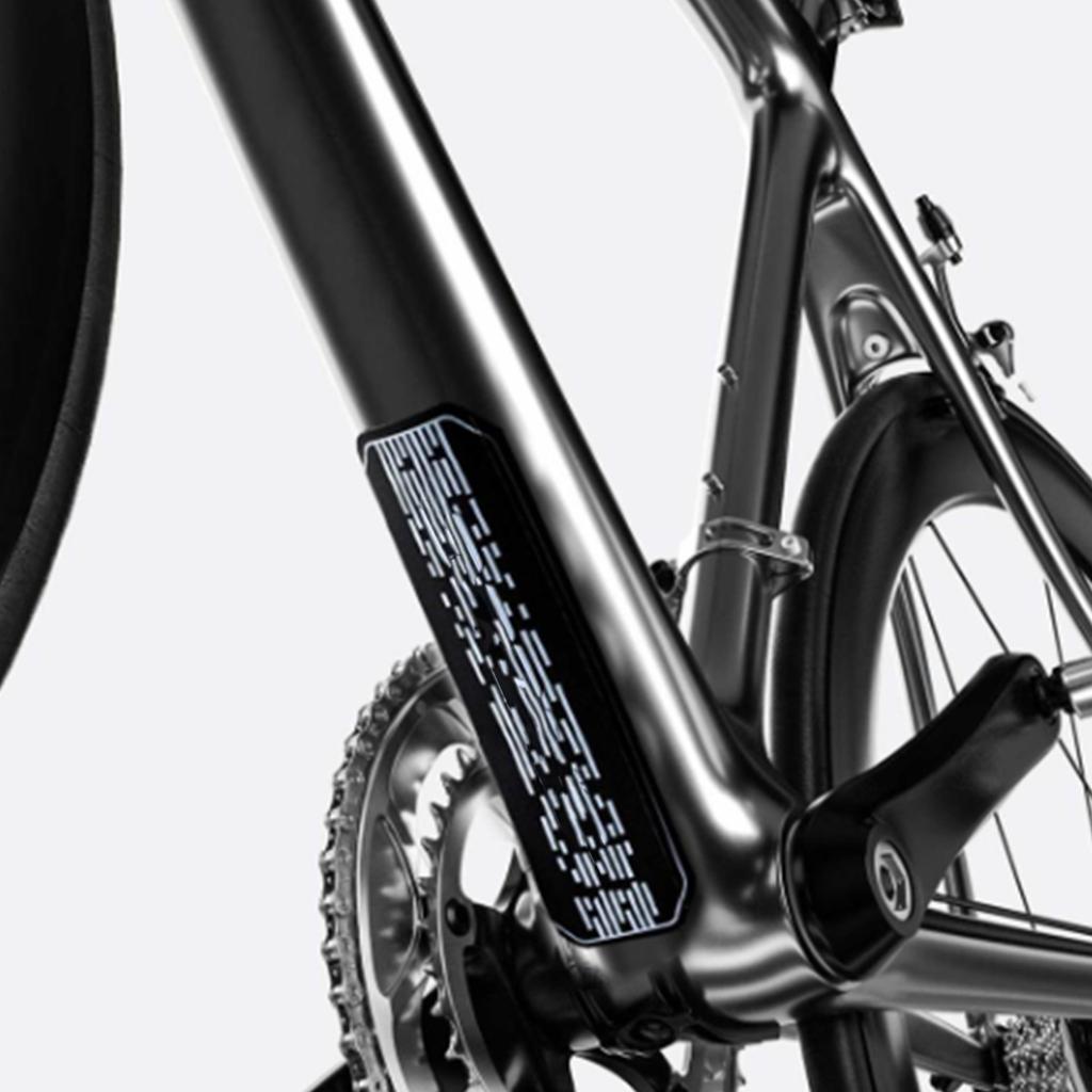 Bicycles Rack Protection Plate Scratch Resistant Road Bike Chain Guard Bike Down Tube Frame Protector Downtube Sticker