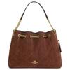 Split Cow Leather Trash Bag, Shoulder Bag Large Women's Brown CCZ80-IMYEF