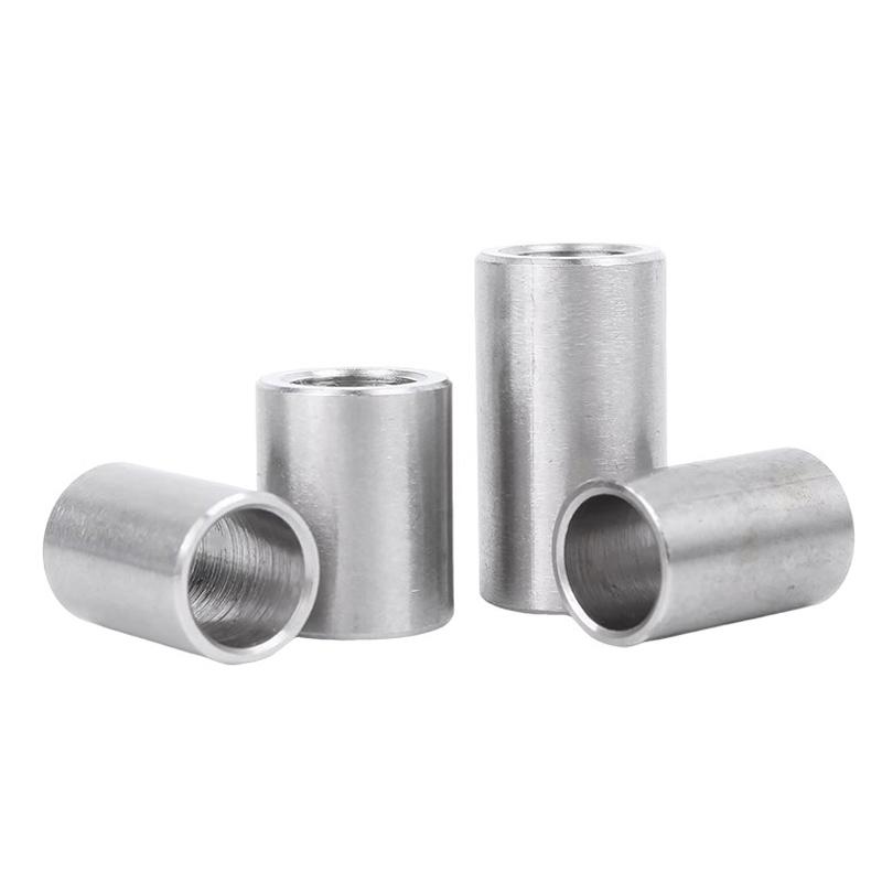 M17 M18 M20 304 Stainless Steel Bushing Steel Sleeve Washer Round Hollow Unthreaded Standoff Spacer Gasket Sleeve Length 5-50mm