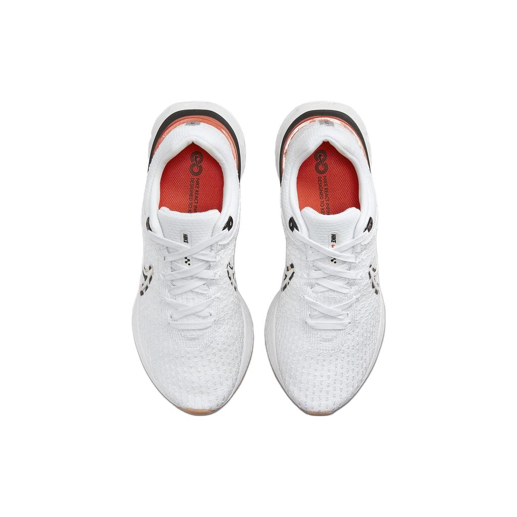 Nike React Infinity Run Flyknit 3 Leopard Women Sneakers White Platinum-Tint Team-Orange DZ5215-001