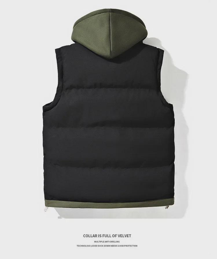 Men's Winter Casual Thick Cotton Vest - Warm, Trendy, and Handsome Waistcoat