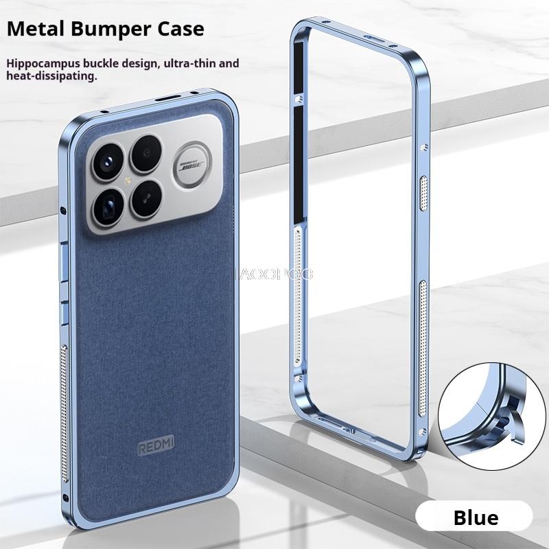 Fashion Aluminum Metal Frame Bumper Case For POCO F8 Ultra F8 Pro F7 X8 Pro Max X7 Pro Ultra Thin Light Weigt