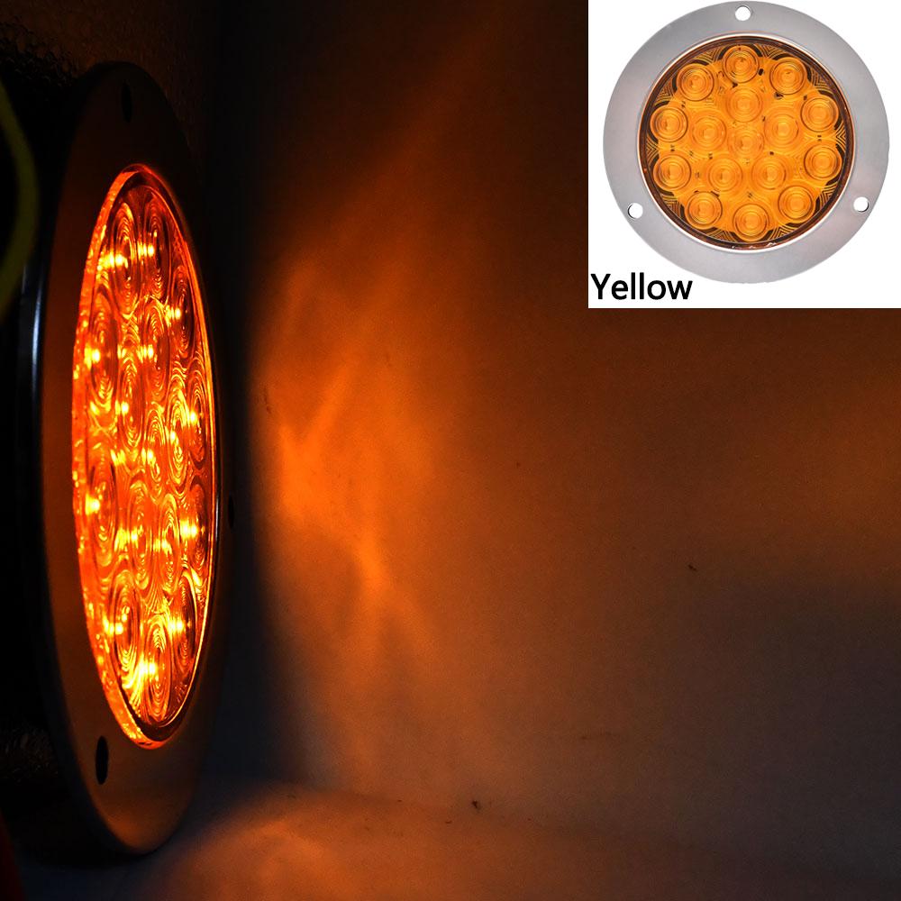 16LED Brake Stop Lamp Warning Reflector Light Rear Tail Marker Lamp Universal  for Jeep Truck Pickup 12V 24V Trailer Accessories