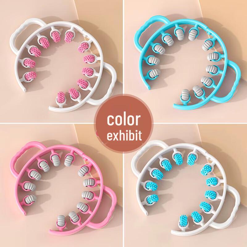 WEZHO 12-Wheel Circular Leg Clamp Massager