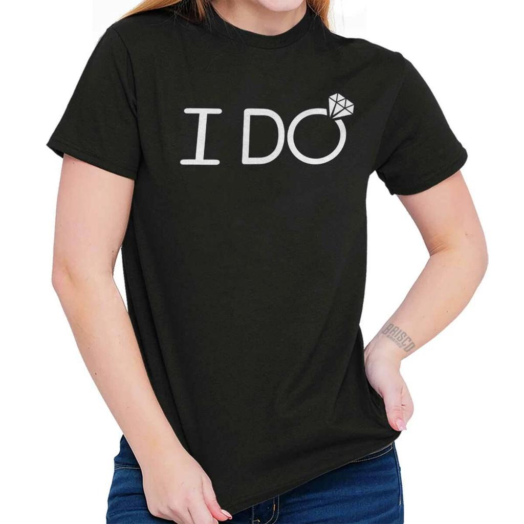 I Do Wedding Bride Bachelorette Party Gift Womens Graphic Crewneck T Shirt Tee