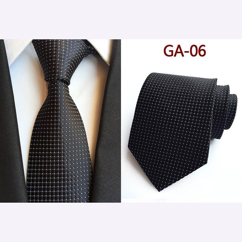 Men Silk Plaid Wedding Cravate Pour Jacquard Woven Necktie