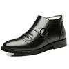 Winter men's shoes fleece thickened warm cotton leather shoes genuine leather wool non-slip shoes men's cotton shoes men's