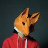 3D Paper Model Wearable Mask Rabbit Animal Cosplay DIY Papercraft Origami Headgear Christmas Halloween Prom Party Girls Gift