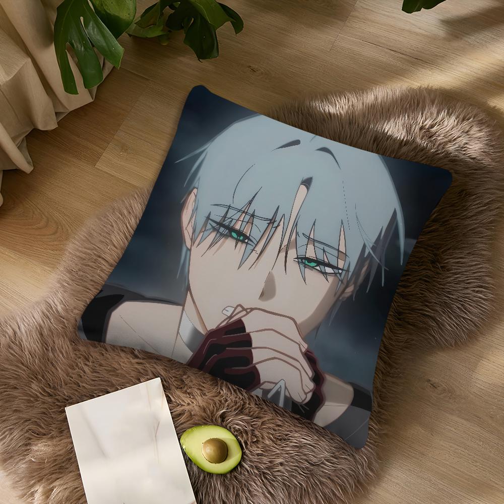Alien Stage Till Anime Boy cushion cover For Bedroom Car Coffee Shop Room Soft and Living Room Sofa Decorative Pillow Cover Case