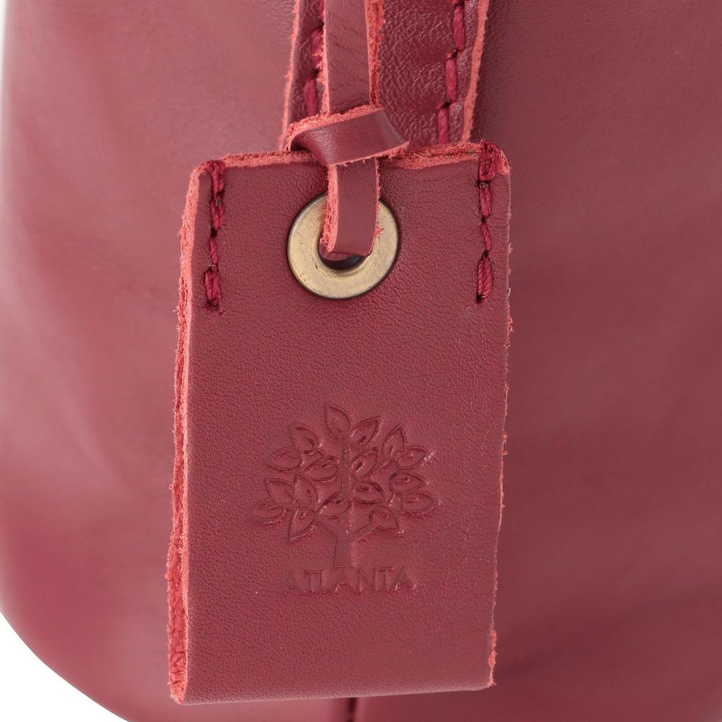 Peaks Peak Women's Cowhide Shoulder Bag, YT-3933, Red