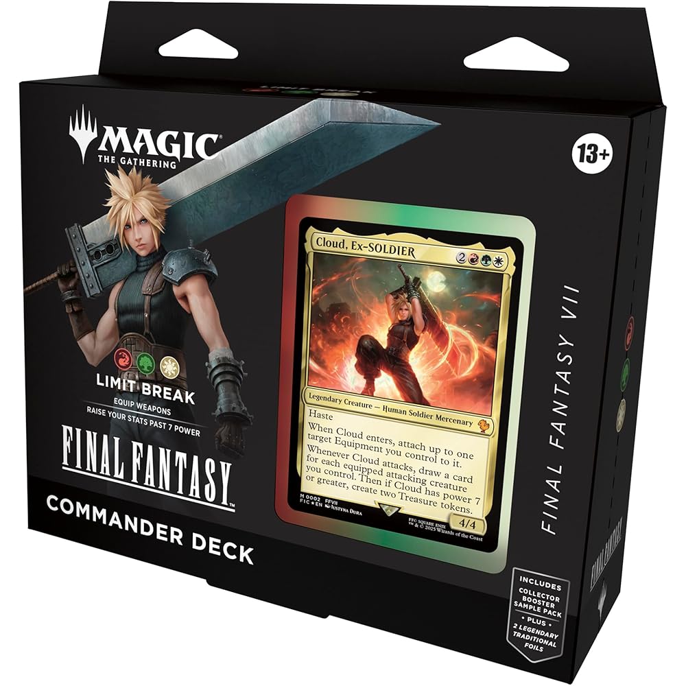 

Magic: The Gathering Final Fantasy Commander Deck English Version Limit Break Trading Card Game Wizards of the Coast