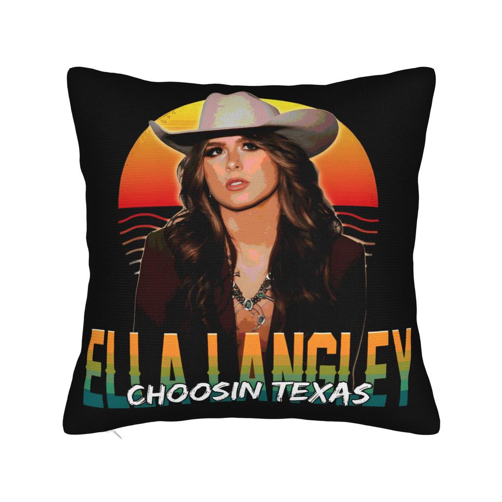 Ella Langley wpap pop art Pillowcases Novelty Pillow Case For Sofa Bedroom Home Decor Comfy Pillow Cover