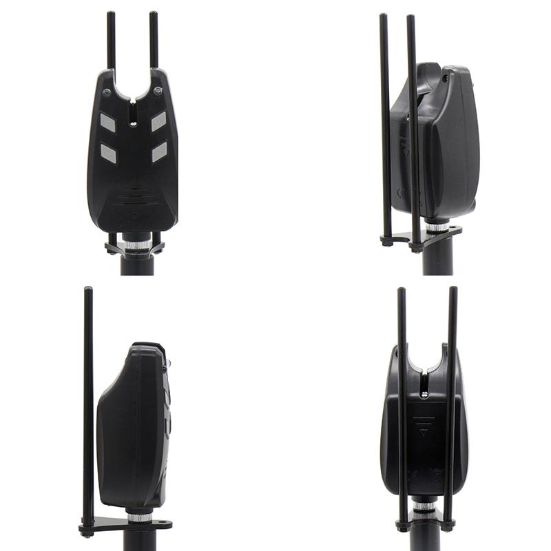 Aluminiumlegierung Angel Windschutzstab Karpfenangeln Snag Bars Ohren für Bissanzeiger Anti-Fall Snag Bar Karpfenangelausrüstung