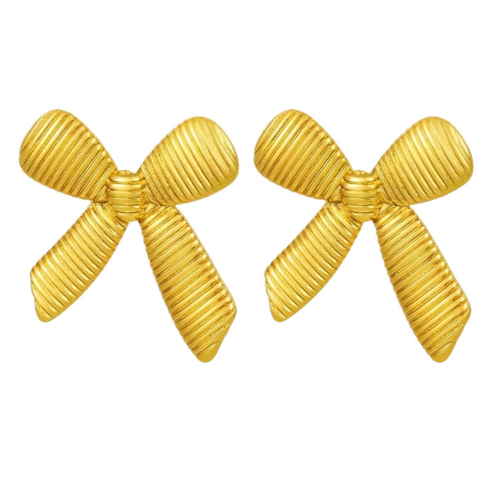 Stainless Steel Earrings for Women Vintage Luxury Stylish Titanium Steel Jewelry